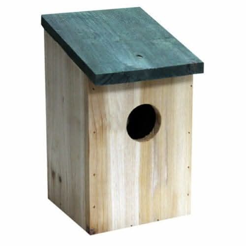 2 Pack Wooden Bird Nesting Boxes for Small Garden Birds
