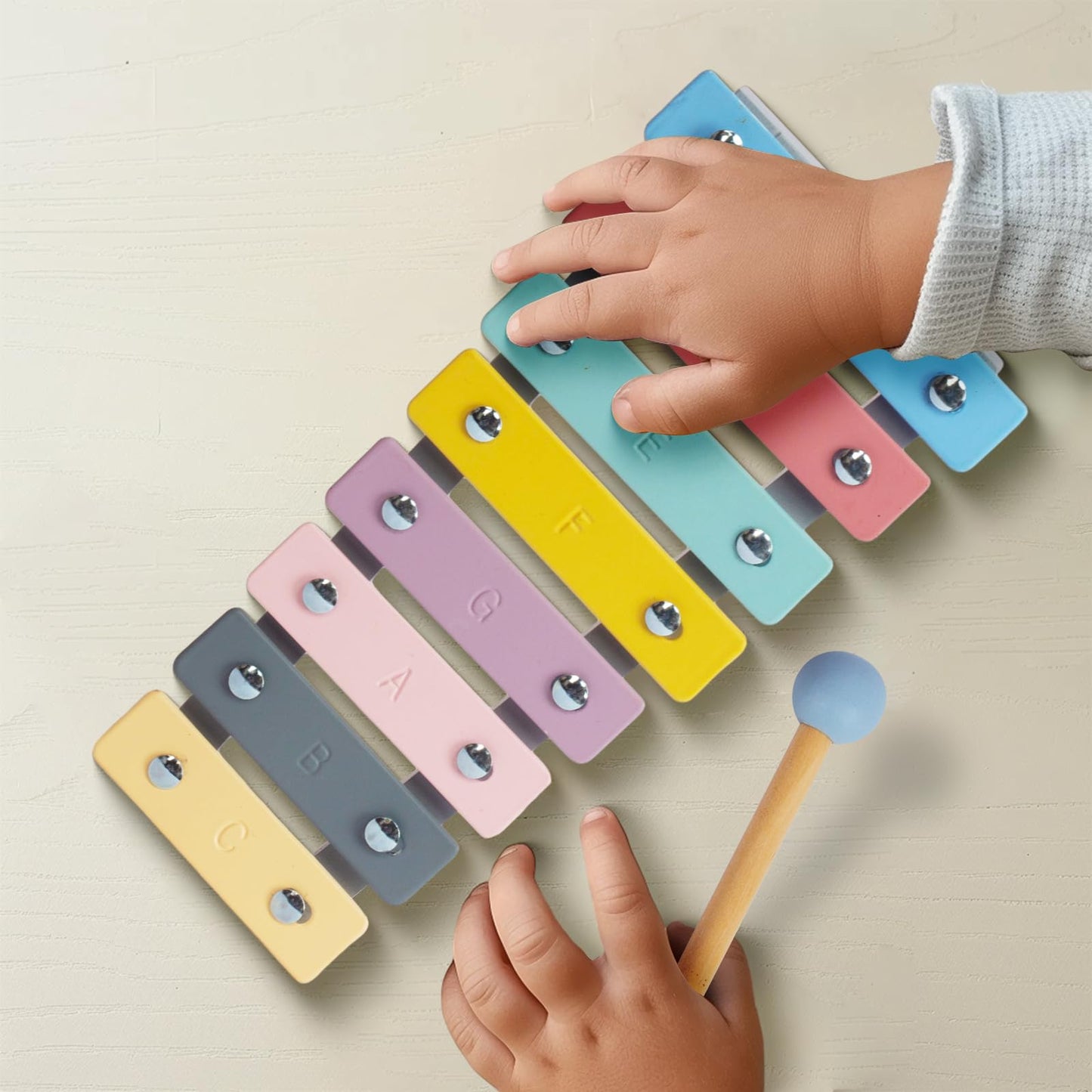 WoodenEdu Kids Xylophone: Safe, Educational Musical Toy for Toddlers