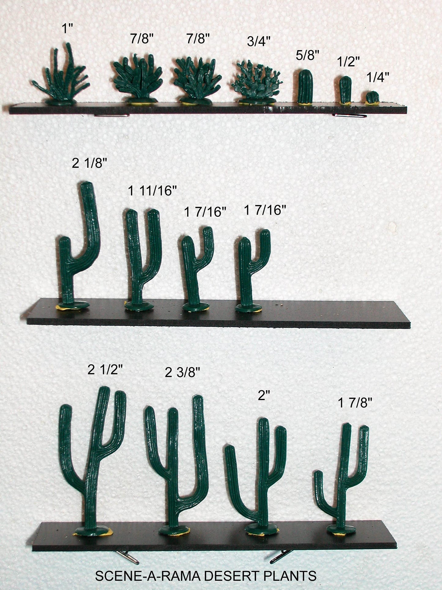Woodland Scenics SP4124 Desert Plants Diorama Kit – Versatile Desert Miniature Elements for Crafts
