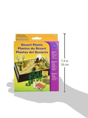 Woodland Scenics SP4124 Desert Plants Diorama Kit – Versatile Desert Miniature Elements for Crafts