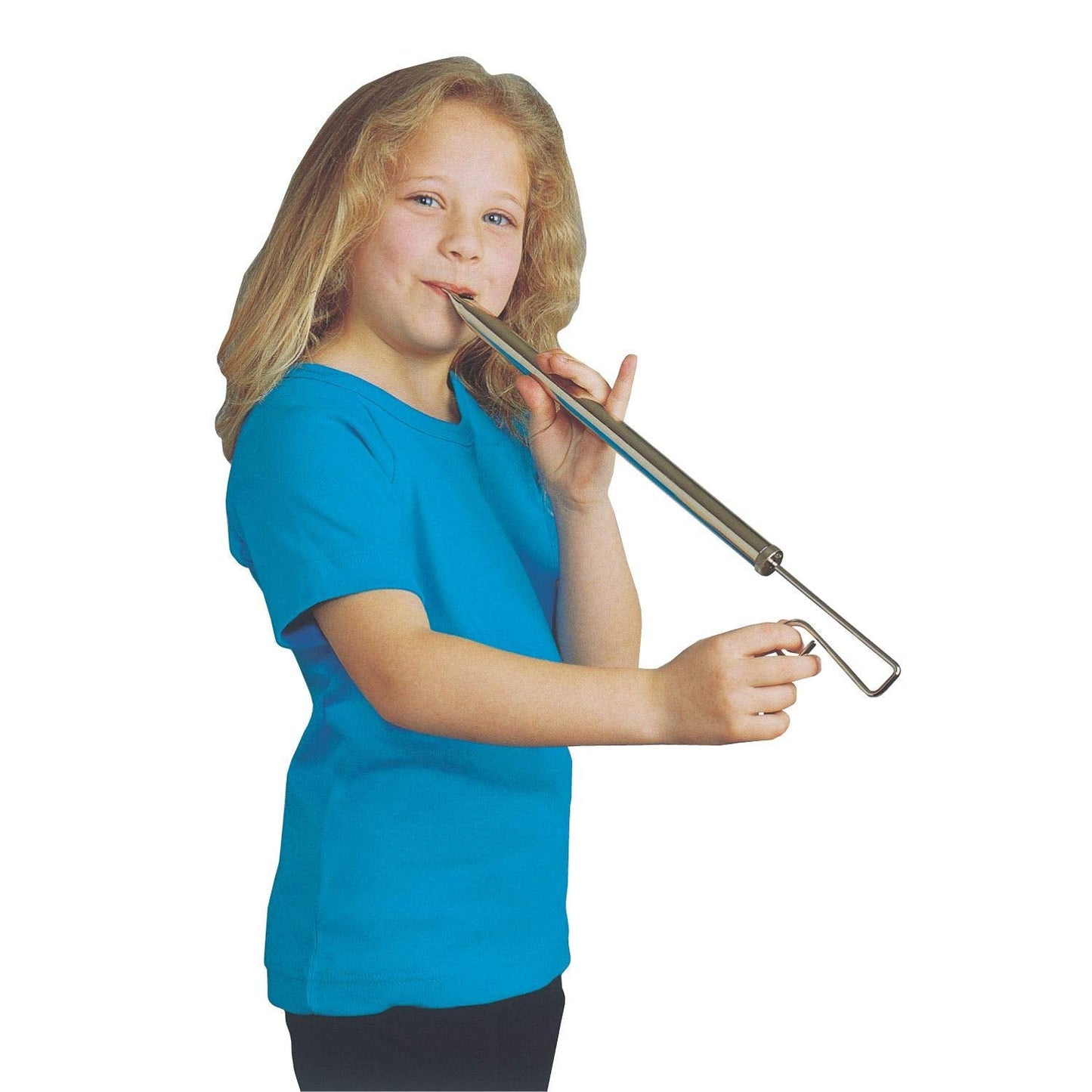 Woodstock Chimes American Song Whistle Brass Slide Whistle (12.5 inches) – Beginners Instrument for Kids & Adults