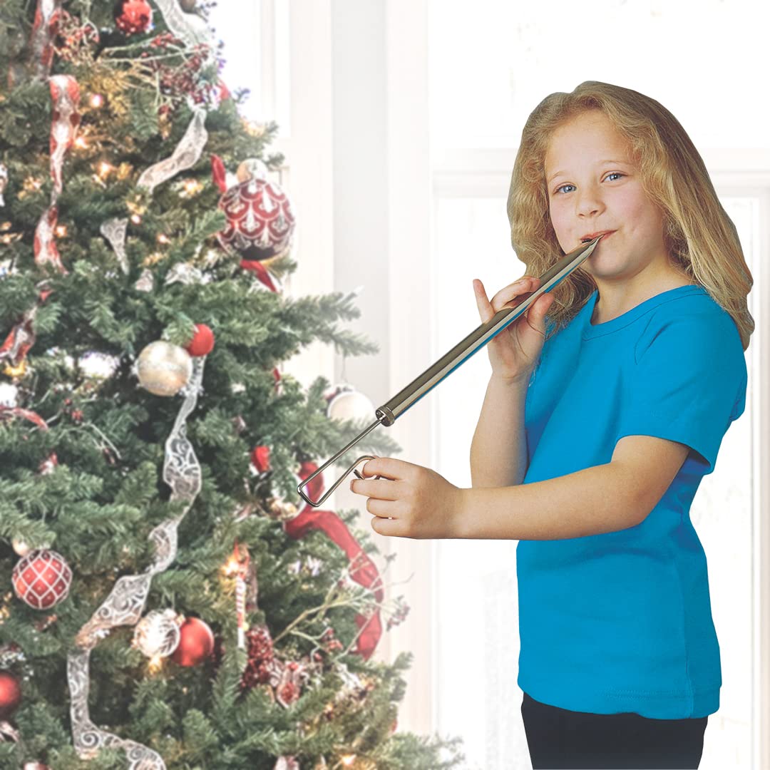Woodstock Chimes American Song Whistle Brass Slide Whistle (12.5 inches) – Beginners Instrument for Kids & Adults