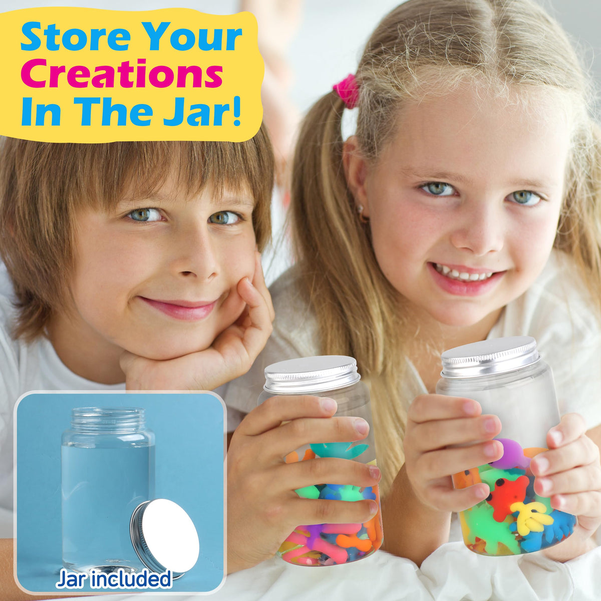Wookidel Magic Gel Water Elf Kit – Aqua Fairy Gel Craft for Kids 6-10