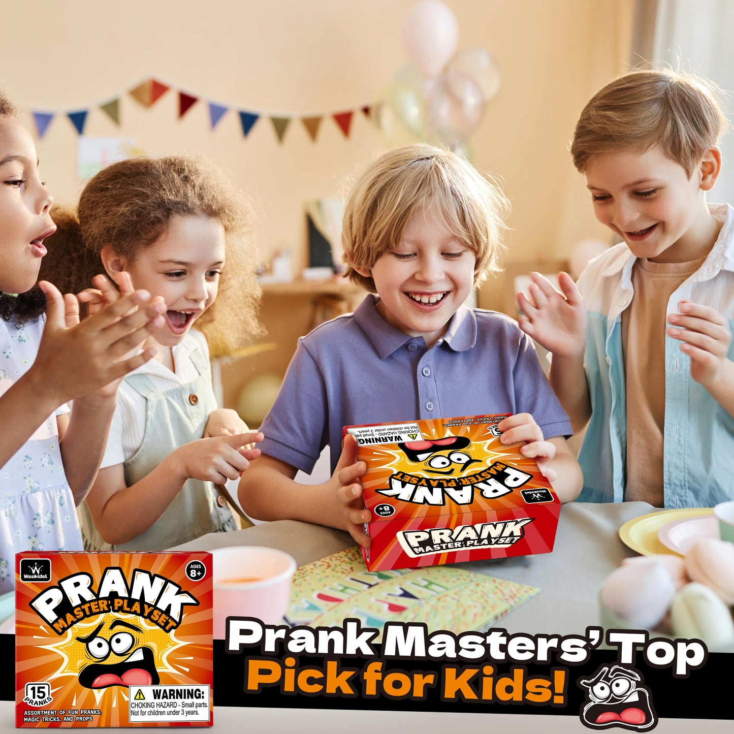 wookidel Prank Kit – 25 PCS Prank Toys for Kids & Adults