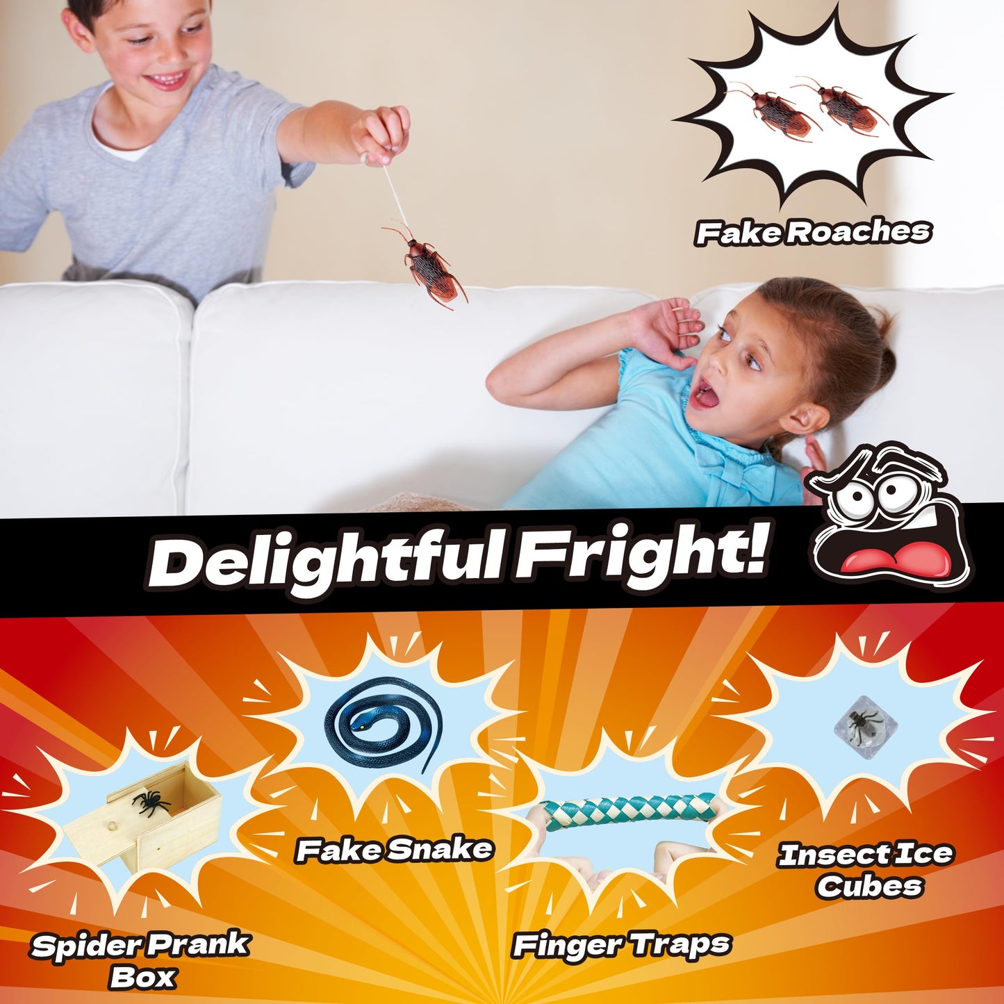 wookidel Prank Kit – 25 PCS Prank Toys for Kids & Adults