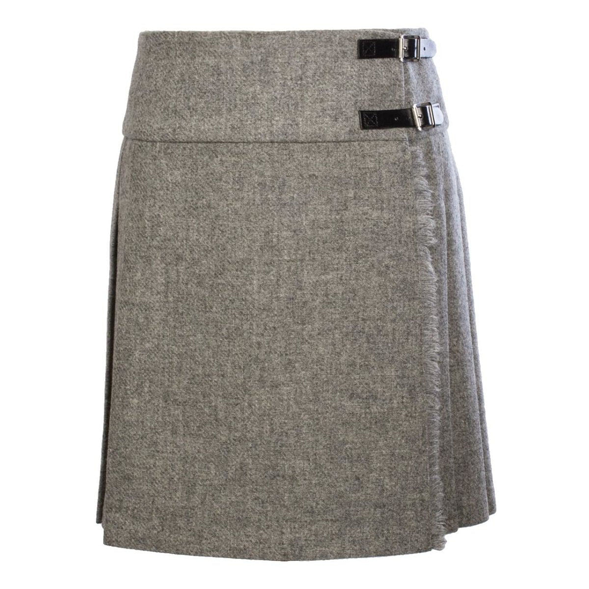 Wool Ladies Knee Length Pleated Kilt Skirt