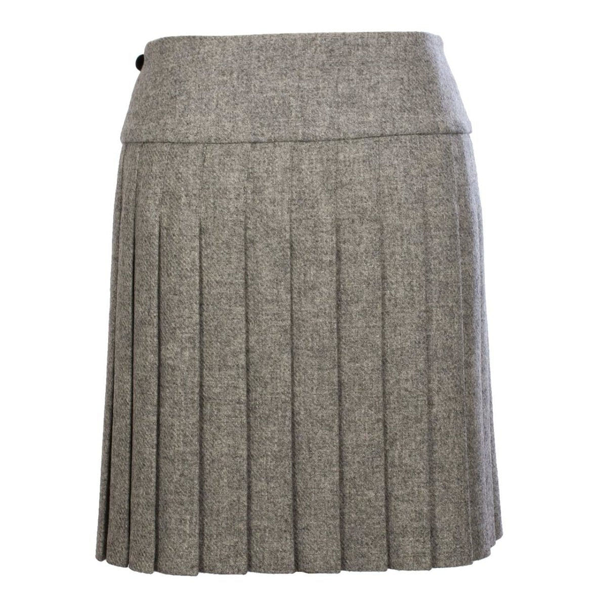 Wool Ladies Knee Length Pleated Kilt Skirt