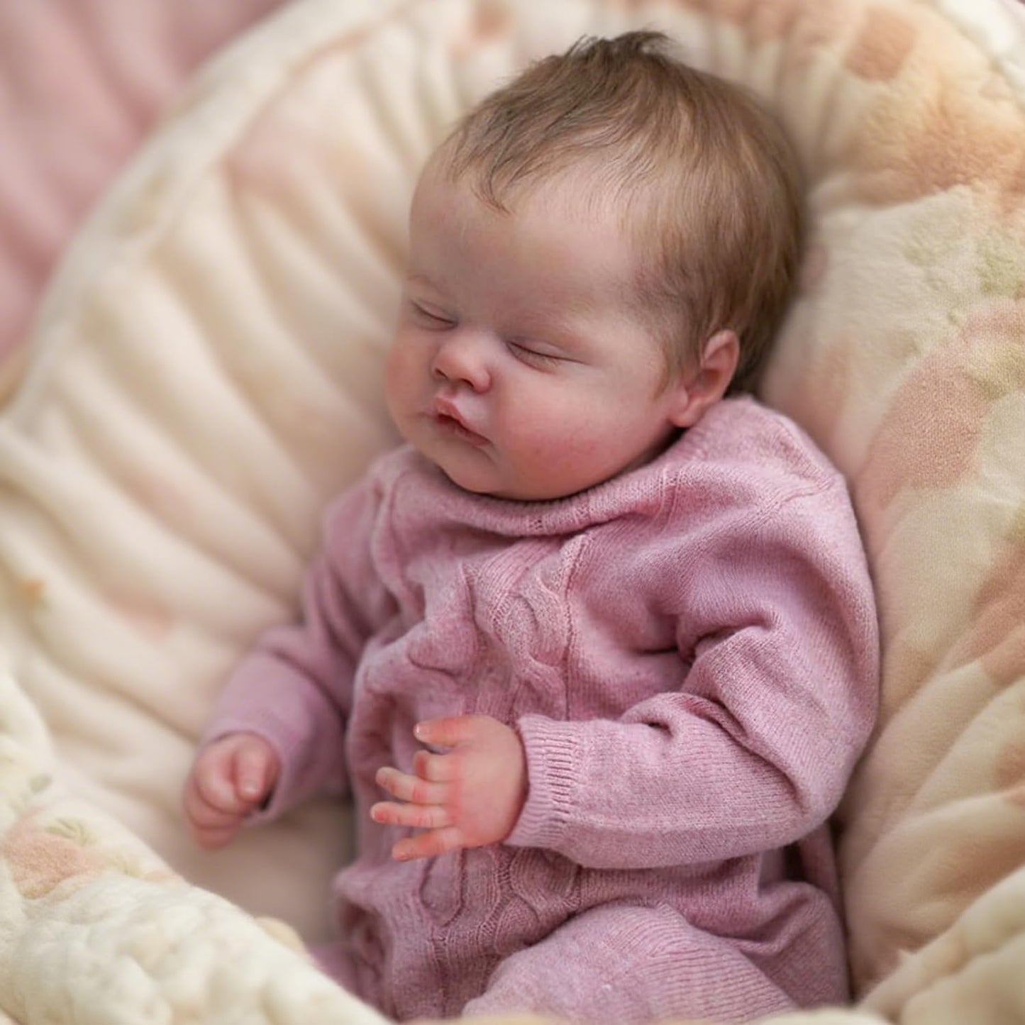 WOOROY Realistic Reborn Baby Dolls – 18-Inch Sleeping Newborn Girl