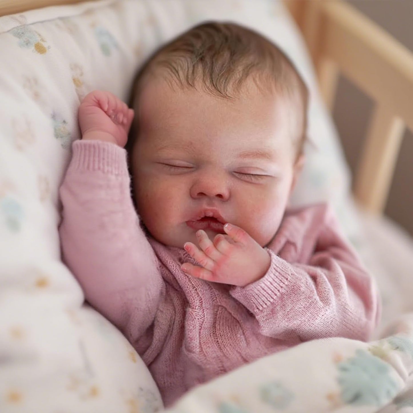 WOOROY Realistic Reborn Baby Dolls – 18-Inch Sleeping Newborn Girl
