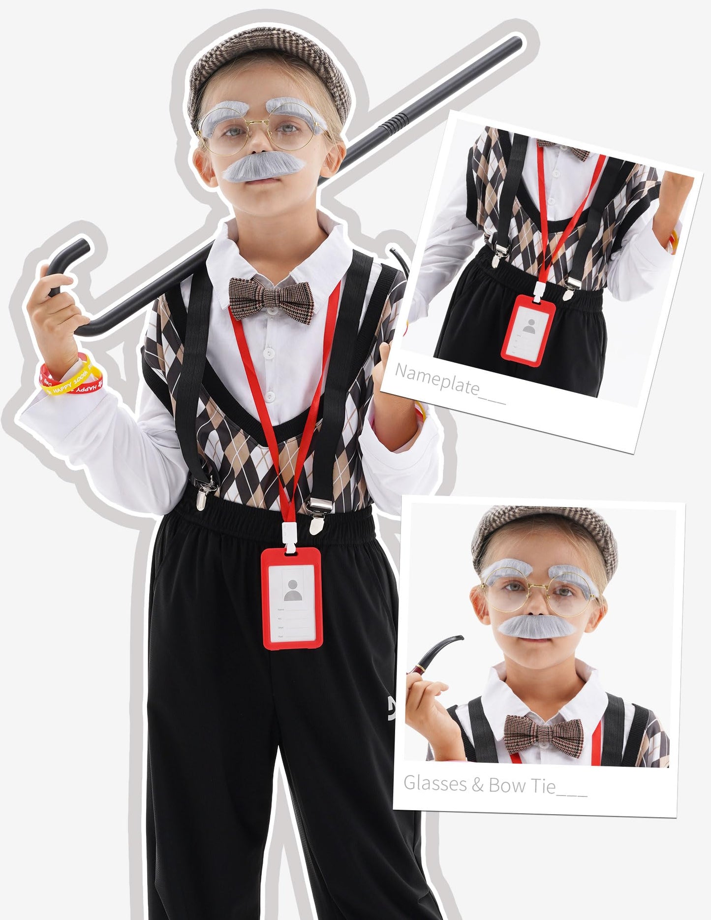 WooWee 100 Days of School Costume for Boys 8–10