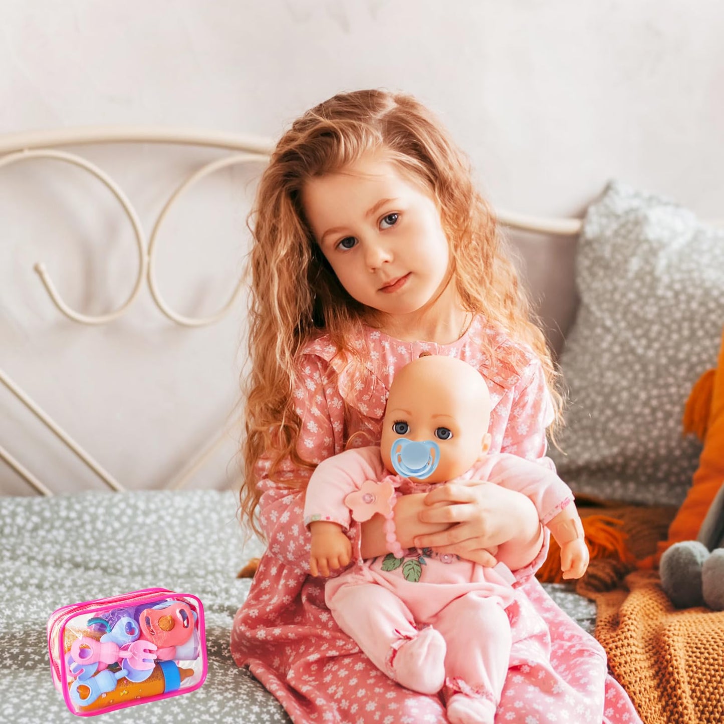 Woozettn 13-Piece Baby Doll Feeding Set | Magic Bottle & Accessories