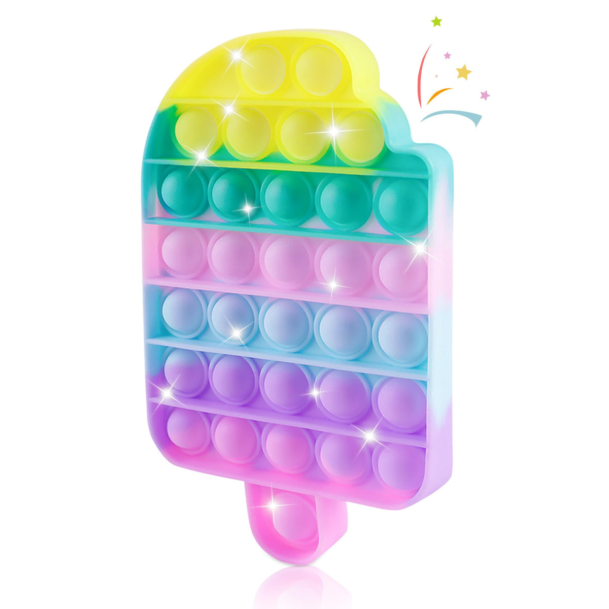 Woplagyreat Ice Cream Fidget Toys – Push Bubble Sensory Toy for Kids & Adults