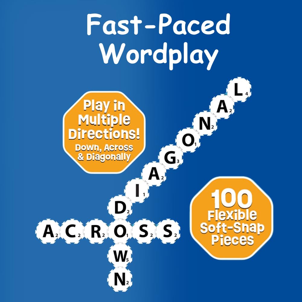 WordSnap Word Strategy Game | Travel-Sized Word Puzzle for Adults, Families & Kids (Ages 8+) | 1-4 Players
