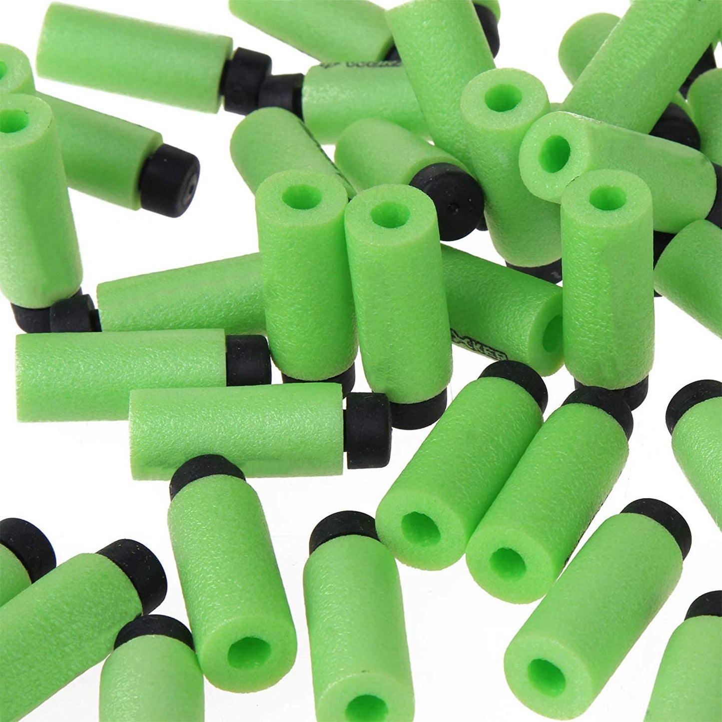WORKER 50Pcs Stefan 36mm Short Darts for Nerf – Green Black