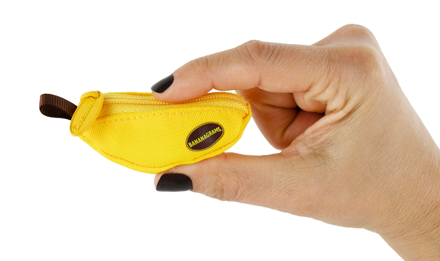 World's Smallest Bananagrams - Family Word Game with Banana Pouch & 144 Tiles | Ages 8+