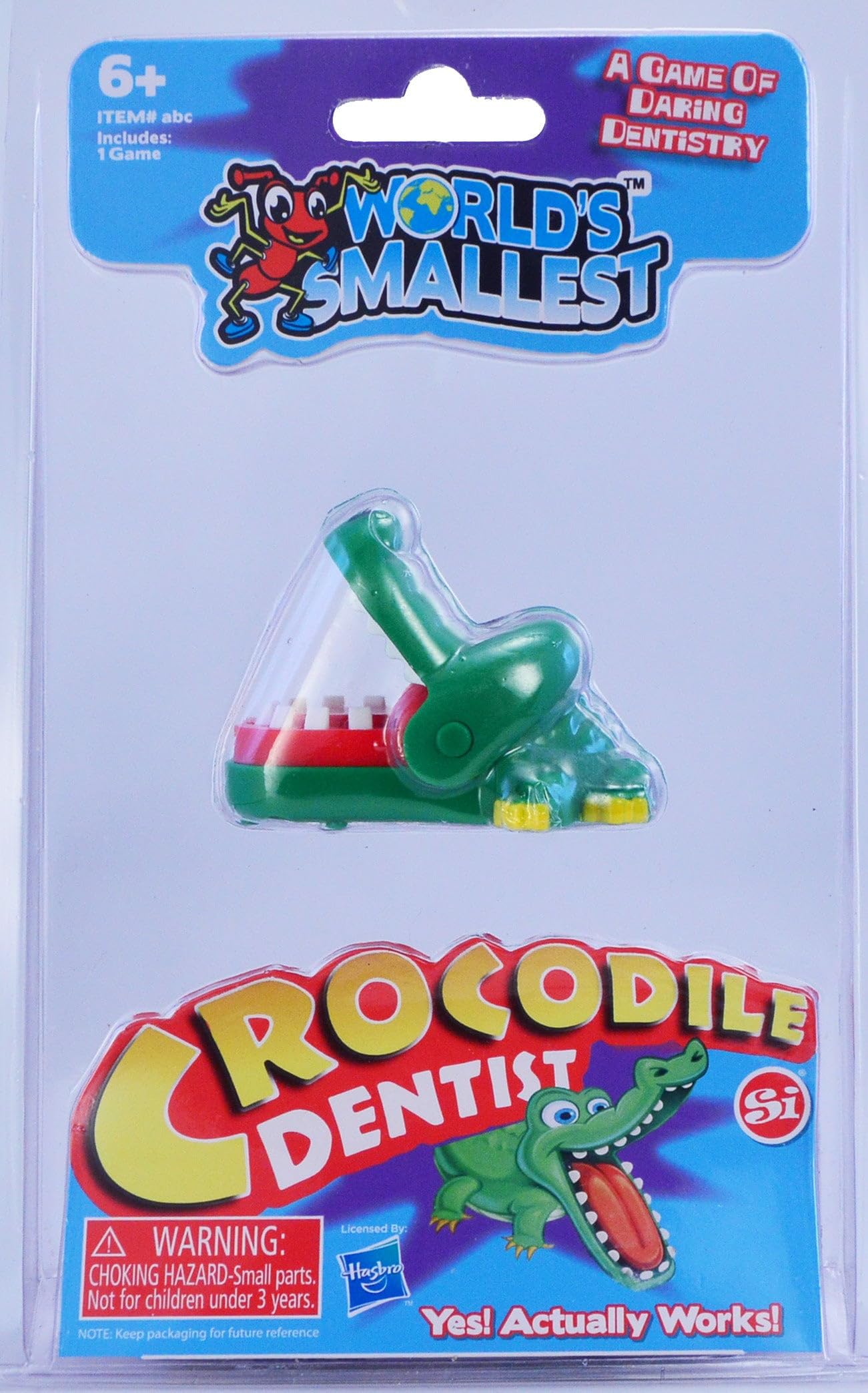 World's Smallest Crocodile Dentist – Mini, Battery-Free Family Game