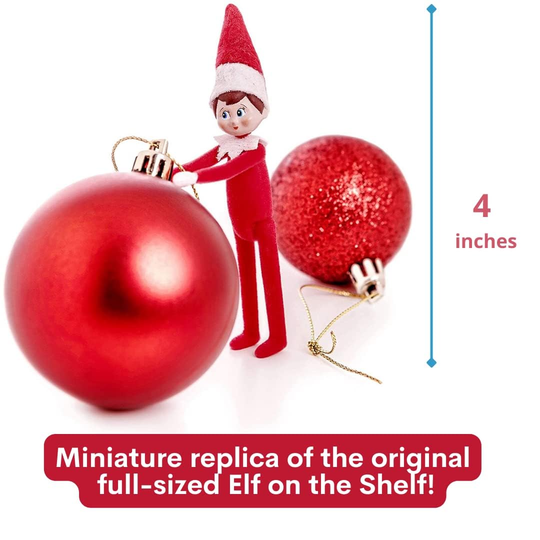 World's Smallest Elf On The Shelf - 4 Inch Boy Scout Elf with Blue Eyes