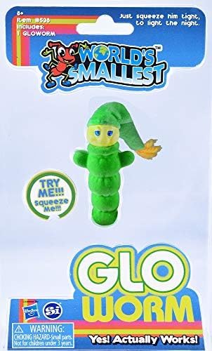World's Smallest Glo Worm Multi (538) – Hasbro Licensed Glow Plush | World's Smallest