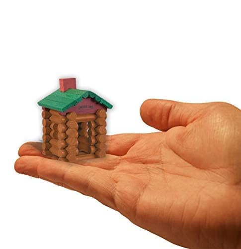 World's Smallest Lincoln Logs – Tiny Buildable Cabins (Hasbro Licensed)