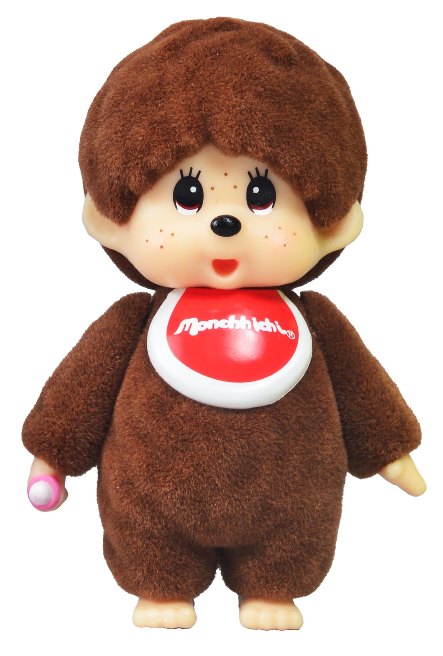 World's Smallest Monchhichi Mystery Box – 2-Inch Flocked Mini Plush, 6 Colors