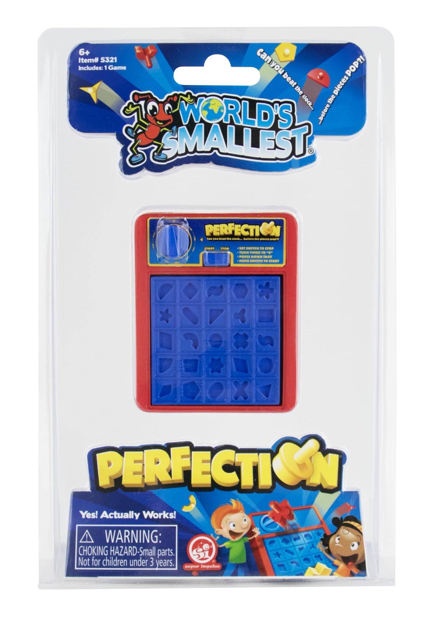 World's Smallest Perfection: Fully Functional Mini Shape Game | Travel-Ready Fun