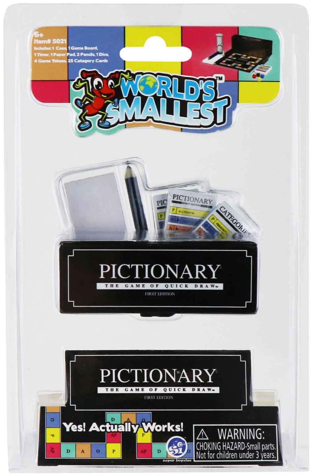 World’s Smallest Pictionary Game — Portable Family Fun by World's Smallest