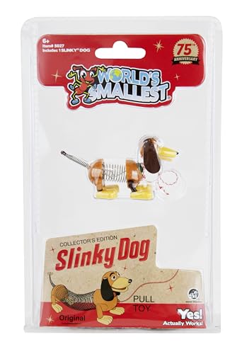 World's Smallest Slinky Dog - Miniature Walking Toy for Kids and Collectors
