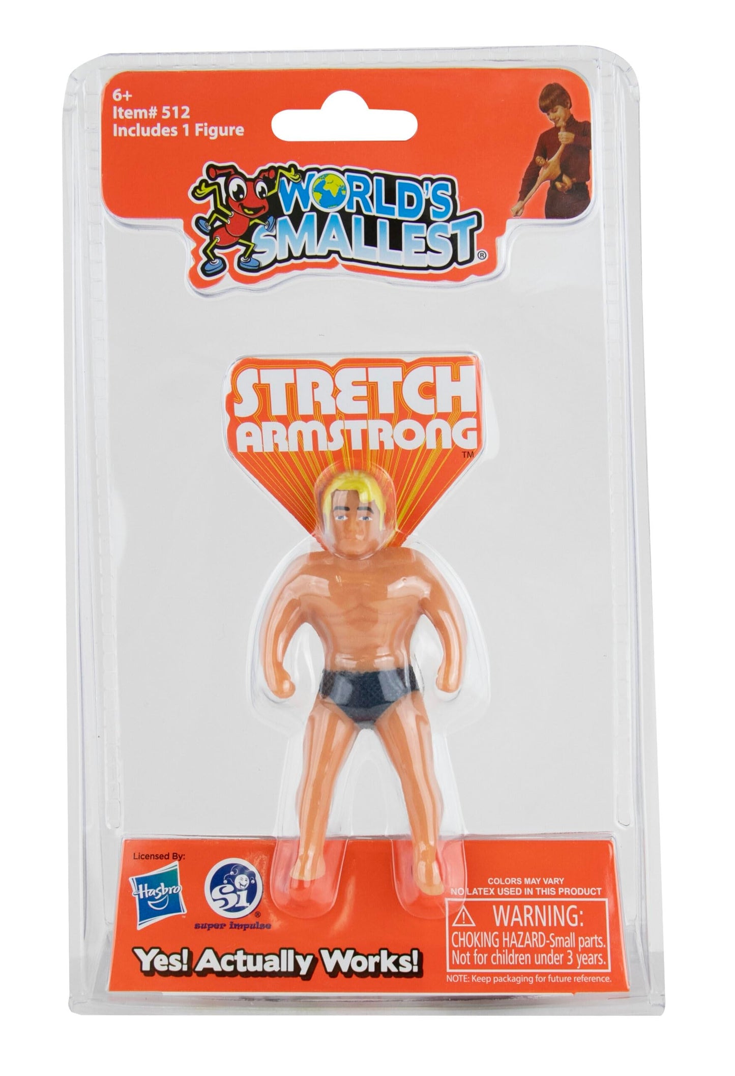 World's Smallest Stretch Armstrong – Miniature Classic Retro Toy