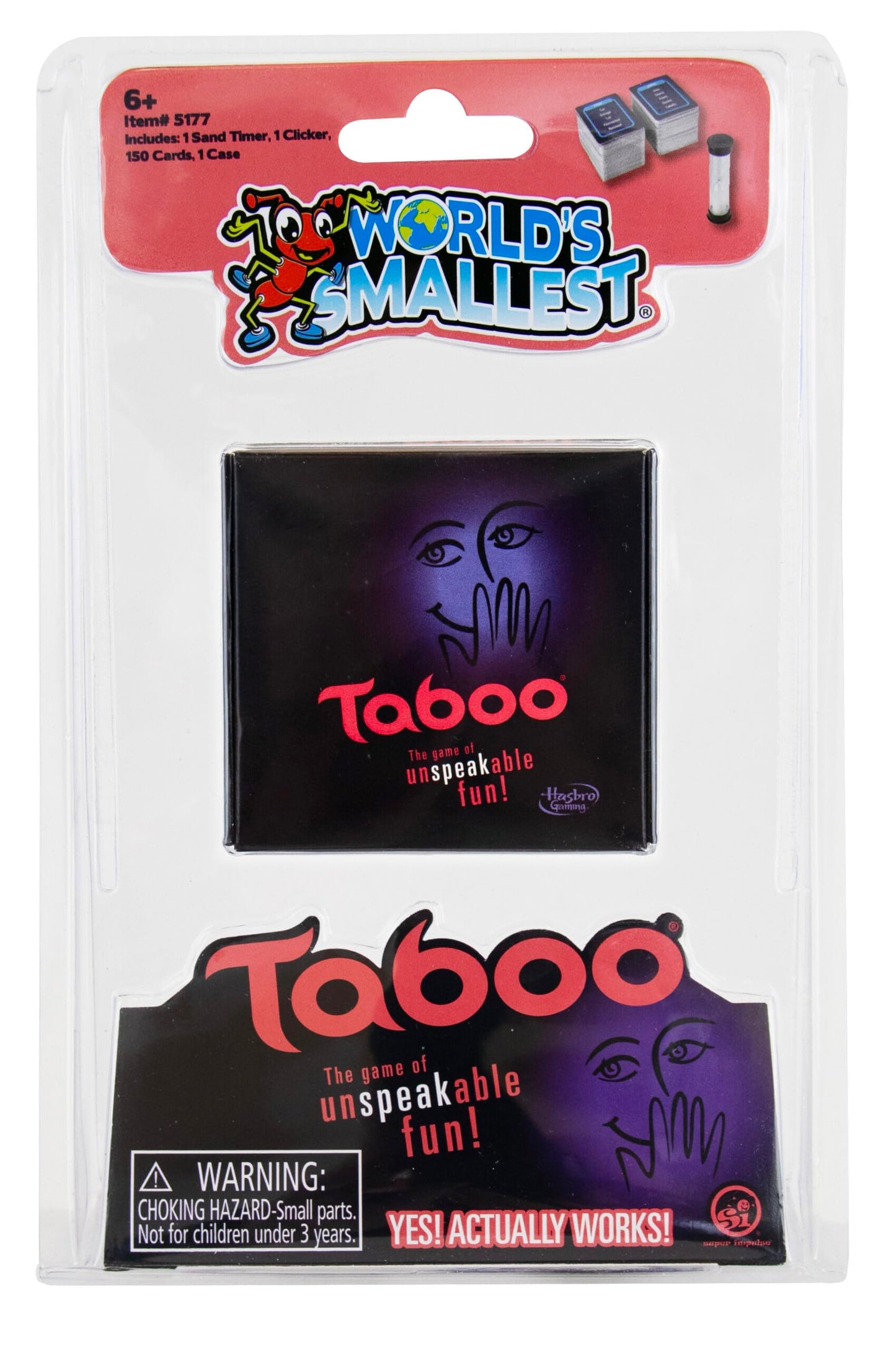 World's Smallest Taboo - Pocket Mini Edition Guessing Game (6+)