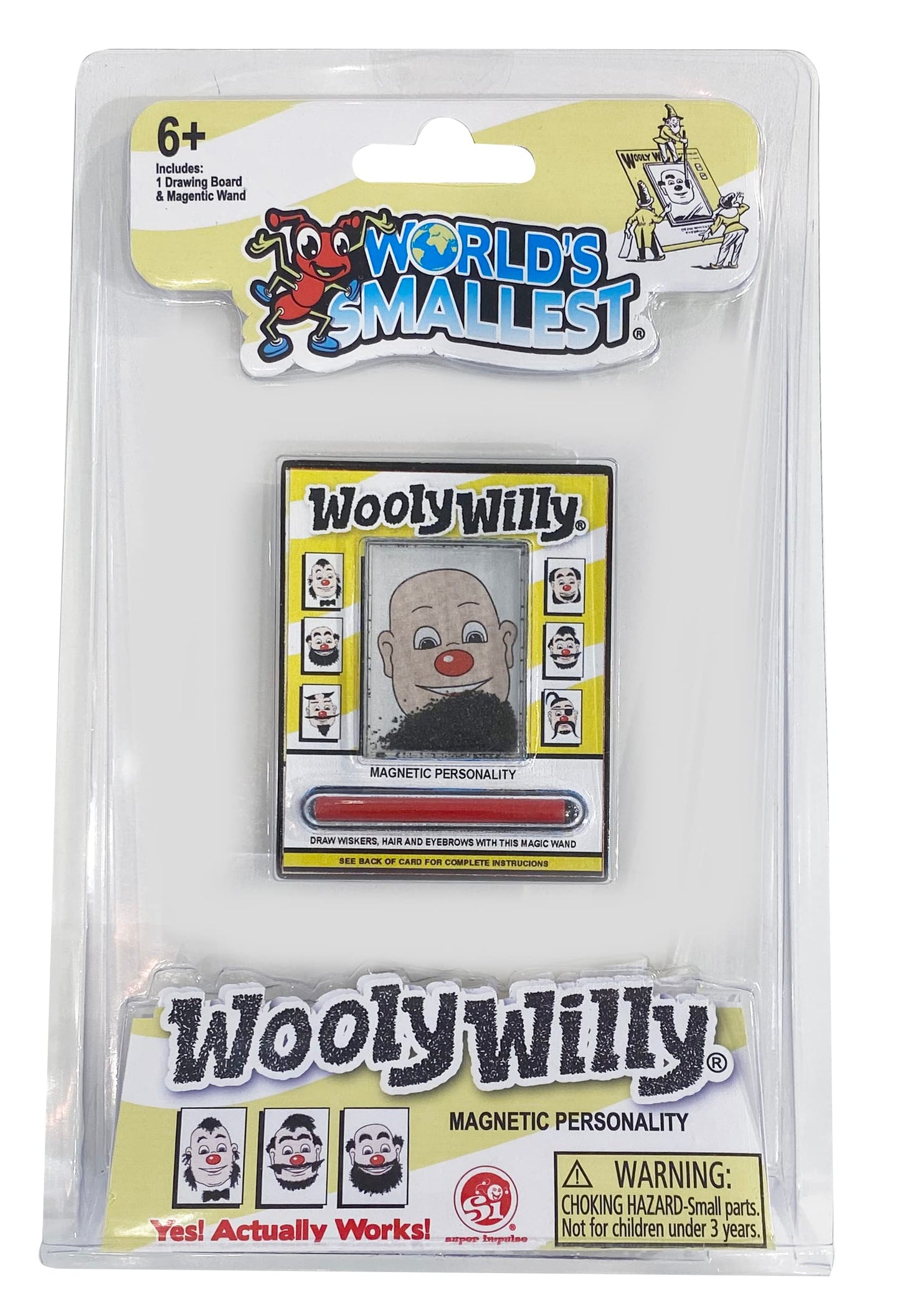 World's Smallest Wooly Willy – Pocket-Sized Classic Drawing Toy