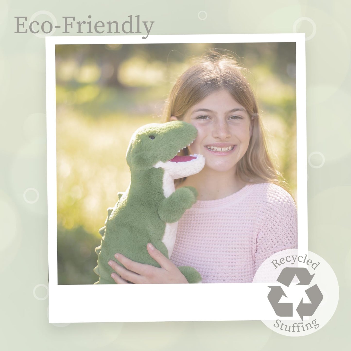 World's Softest Lushee Tex Trex 16-Inch Plush – Ultra-Soft, Safe, Cuddly Toy