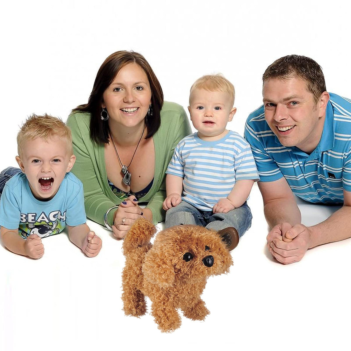 WorWoder Plush Teddy Dog — Interactive Walking & Barking Toy for Kids