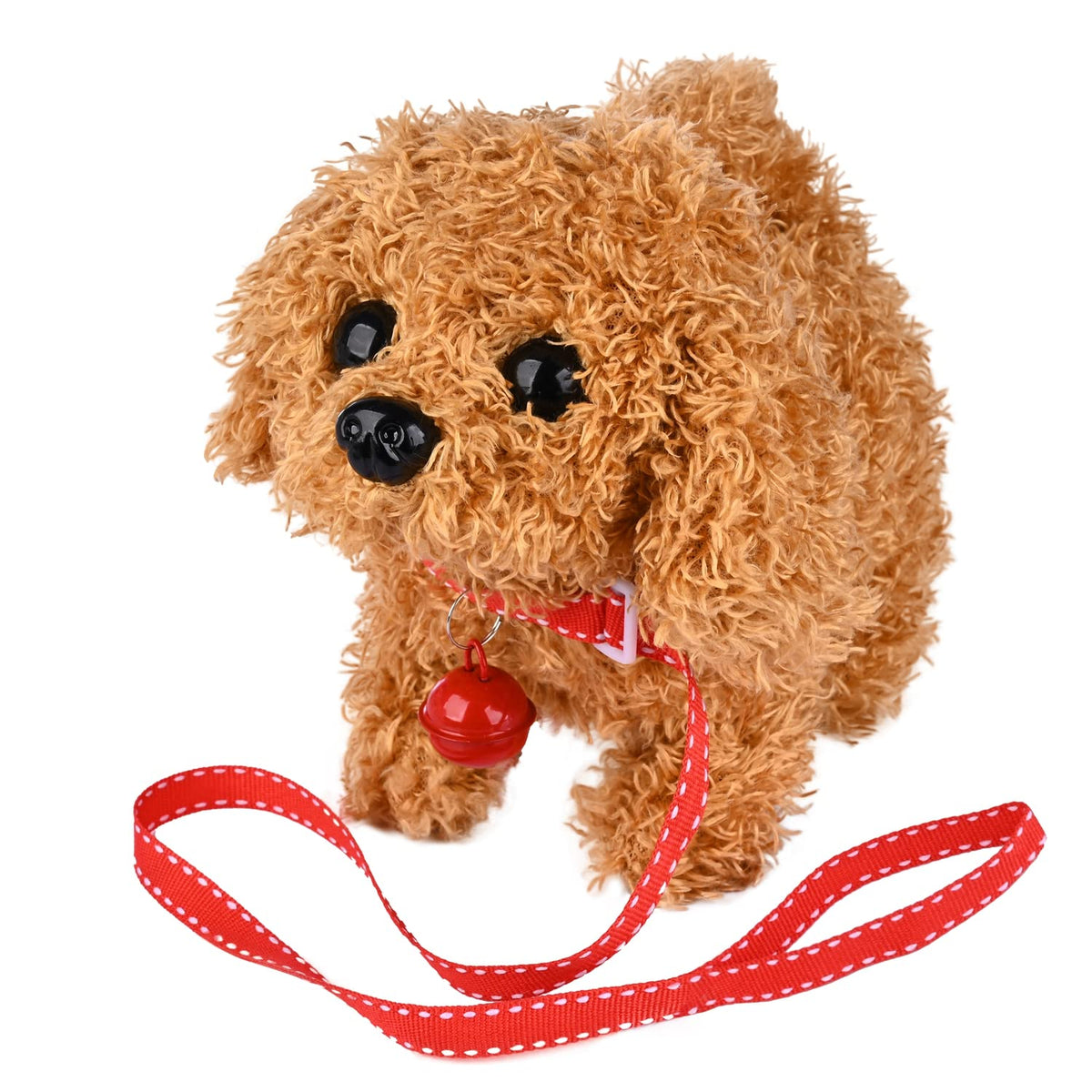 WorWoder Plush Teddy Dog — Interactive Walking & Barking Toy for Kids