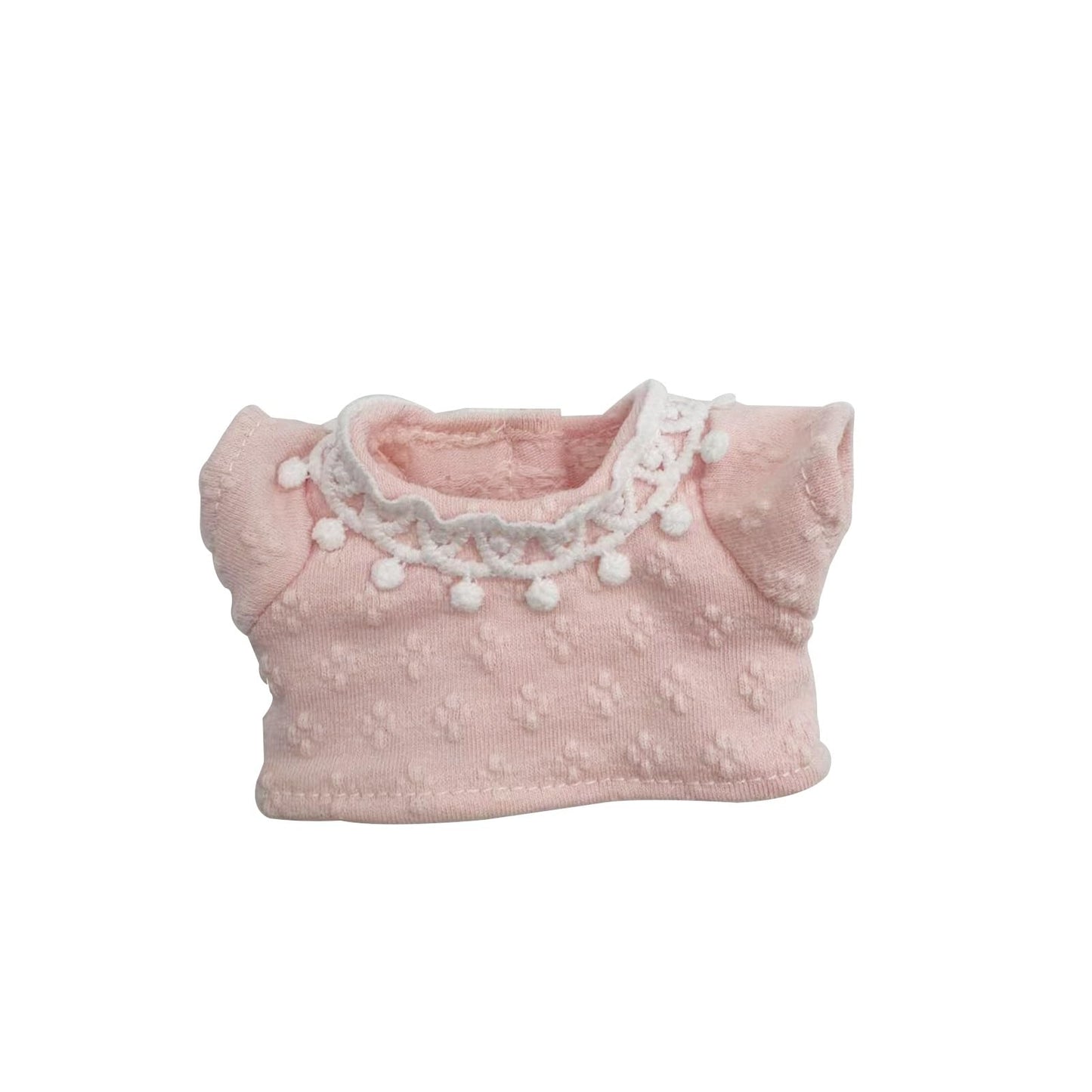 Wovglap 17cm Doll Clothes Set – Pink 2 Kawaii Dress Up for La Bubu Labu bu Pendants