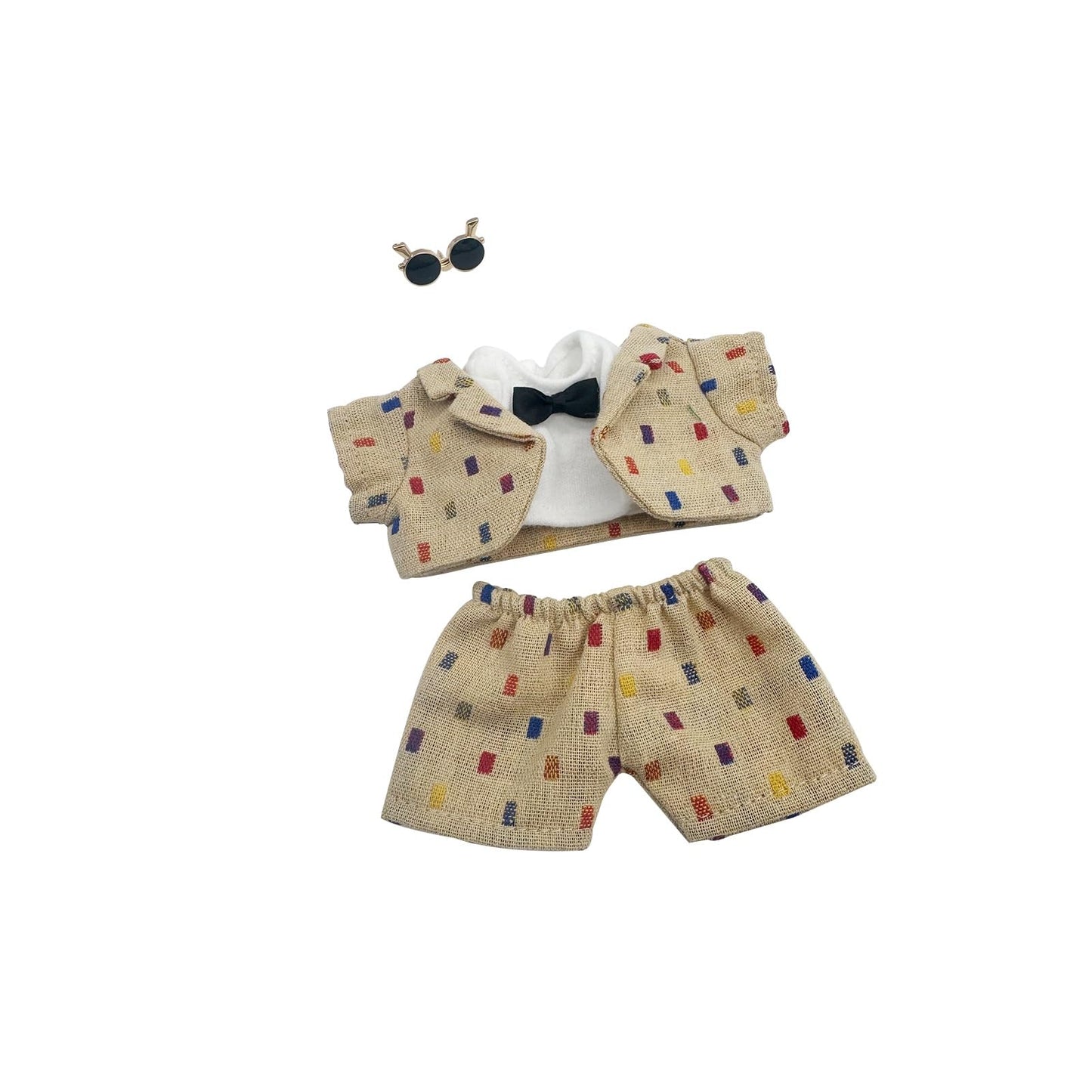 Wovglap Labu Bu Doll Clothes Set – 17cm La Bubu Dress Up Outfits, Khaki 2
