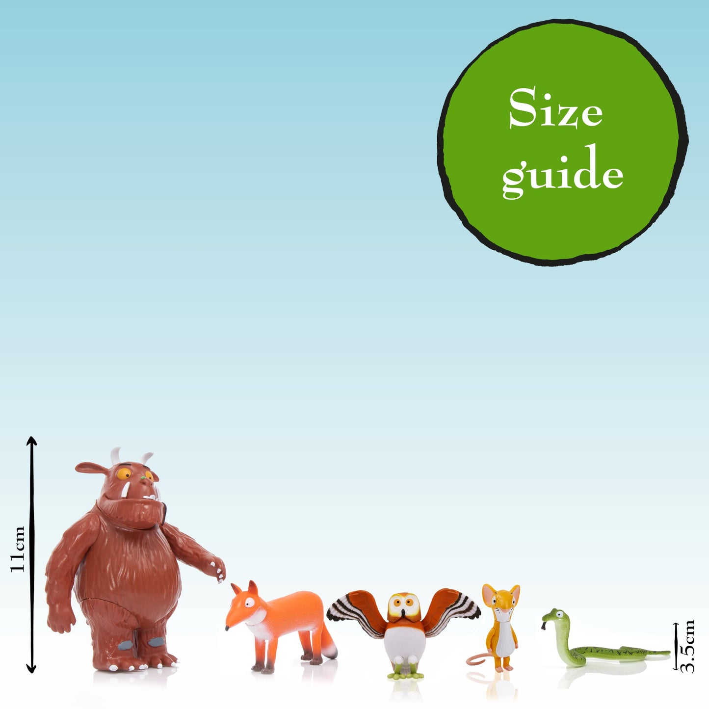 WOW! STUFF Gruffalo Mini Play Figures – Story Time Pack (Official Merchandise)