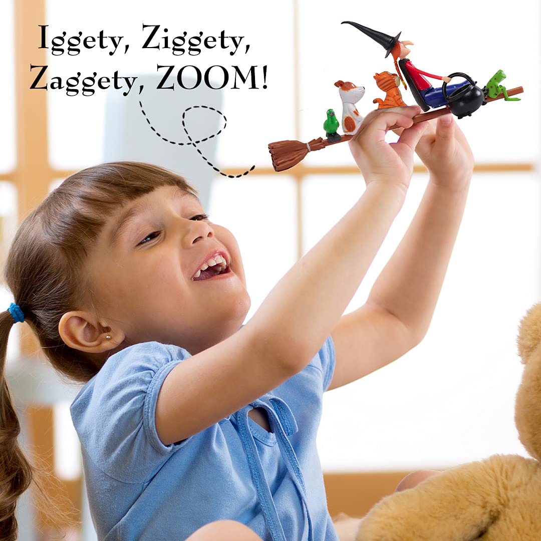WOW! STUFF Room On The Broom Story Time Set – Official Collectible Articulated Figures