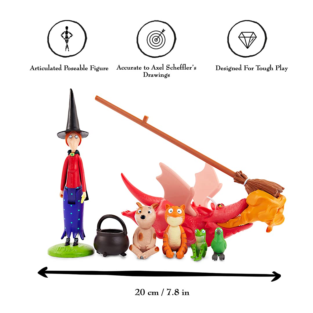 WOW! STUFF Room On The Broom Story Time Set – Official Collectible Articulated Figures