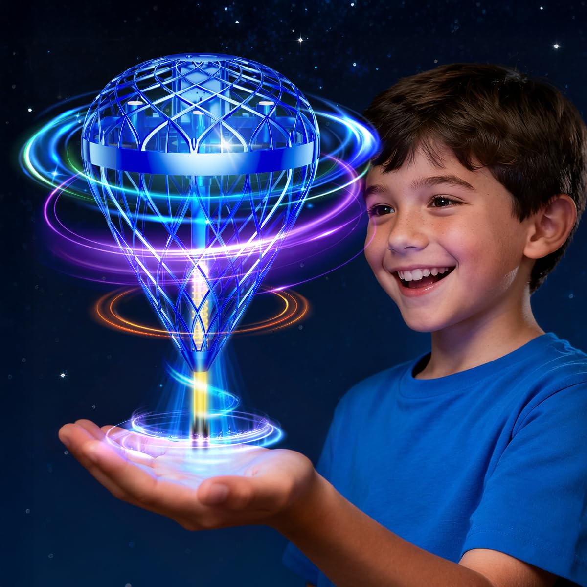 wow97e Hand Controlled Flying Orb Ball – Indoor & Outdoor Hover Toy
