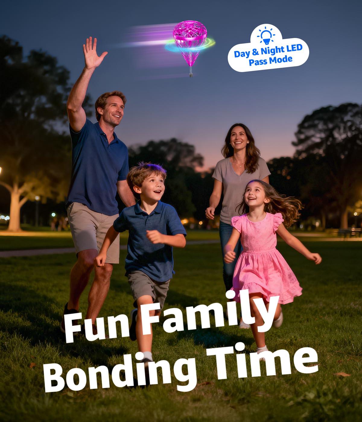 wow97e Hand Controlled Flying Orb Ball – Indoor & Outdoor Hover Toy