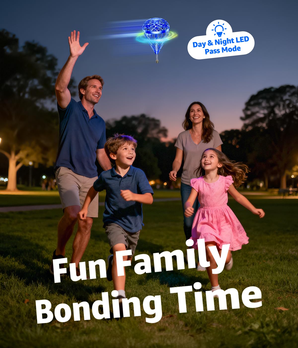 wow97e Hand Controlled Flying Orb Ball – Indoor & Outdoor Hover Toy