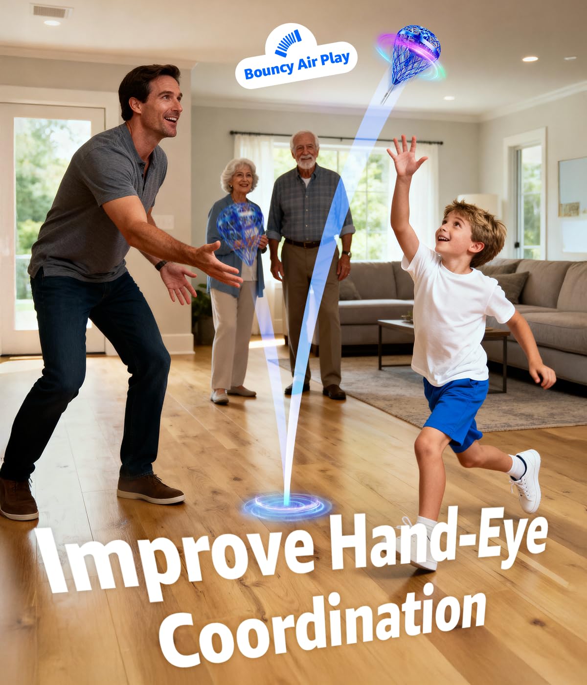 wow97e Hand Controlled Flying Orb Ball – Indoor & Outdoor Hover Toy