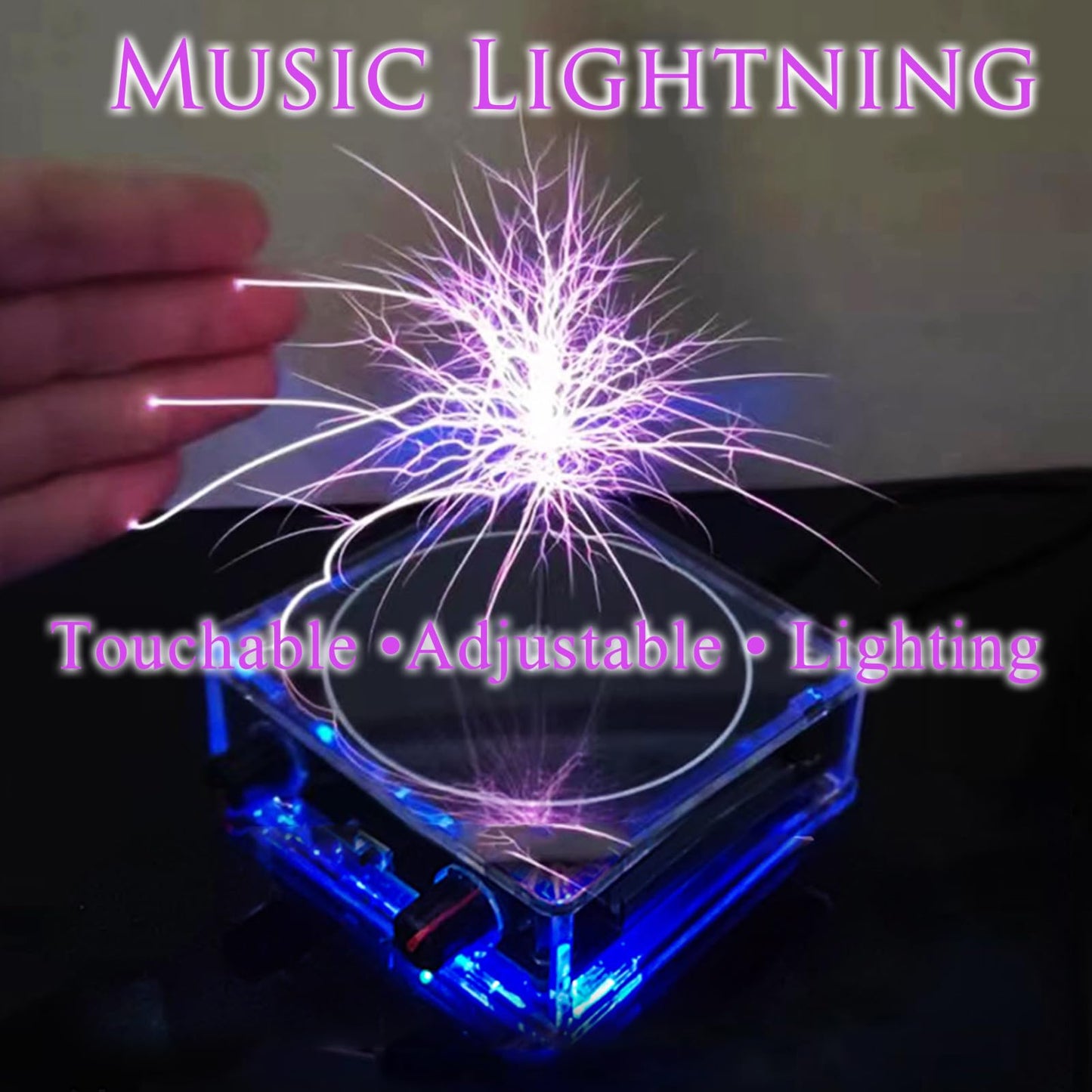 WOWNOVA Music Solid State Tesla Coil Arc Loudspeaker | Desktop Science Toy & Experiment