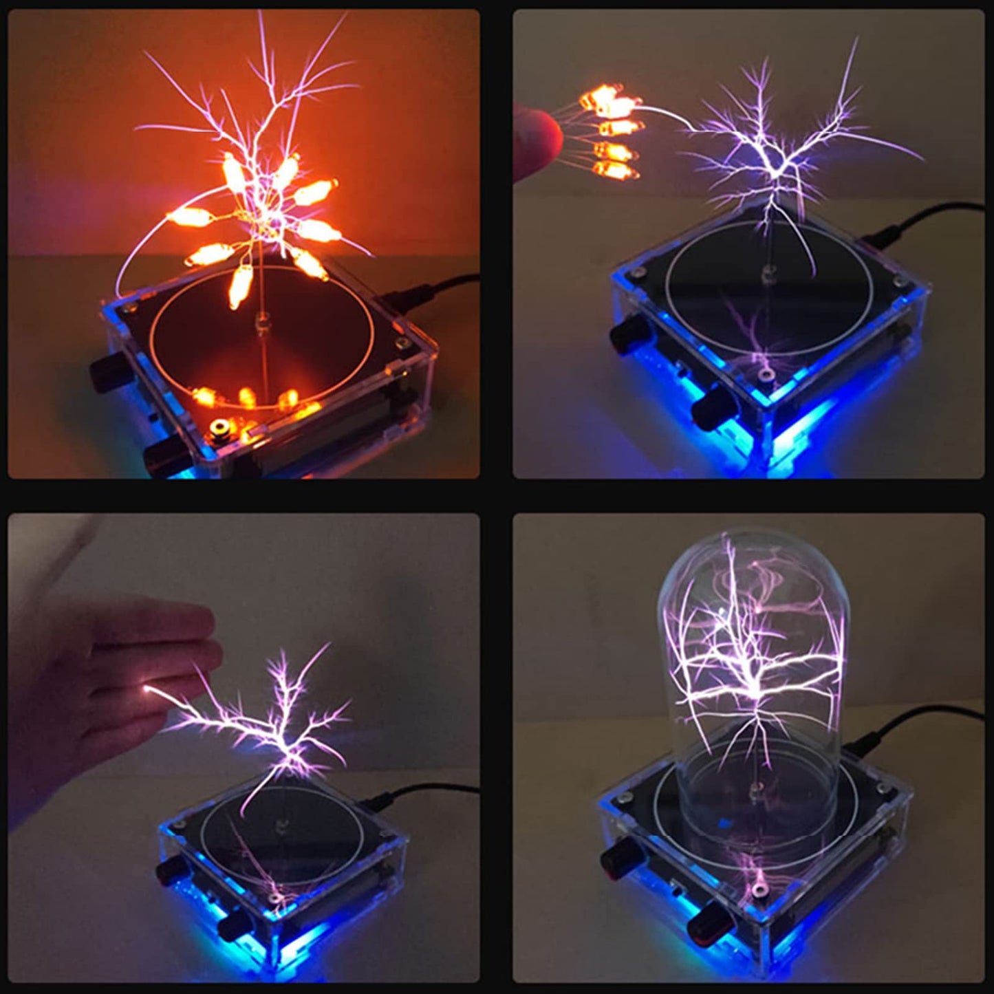WOWNOVA Music Solid State Tesla Coil Arc Loudspeaker | Desktop Science Toy & Experiment