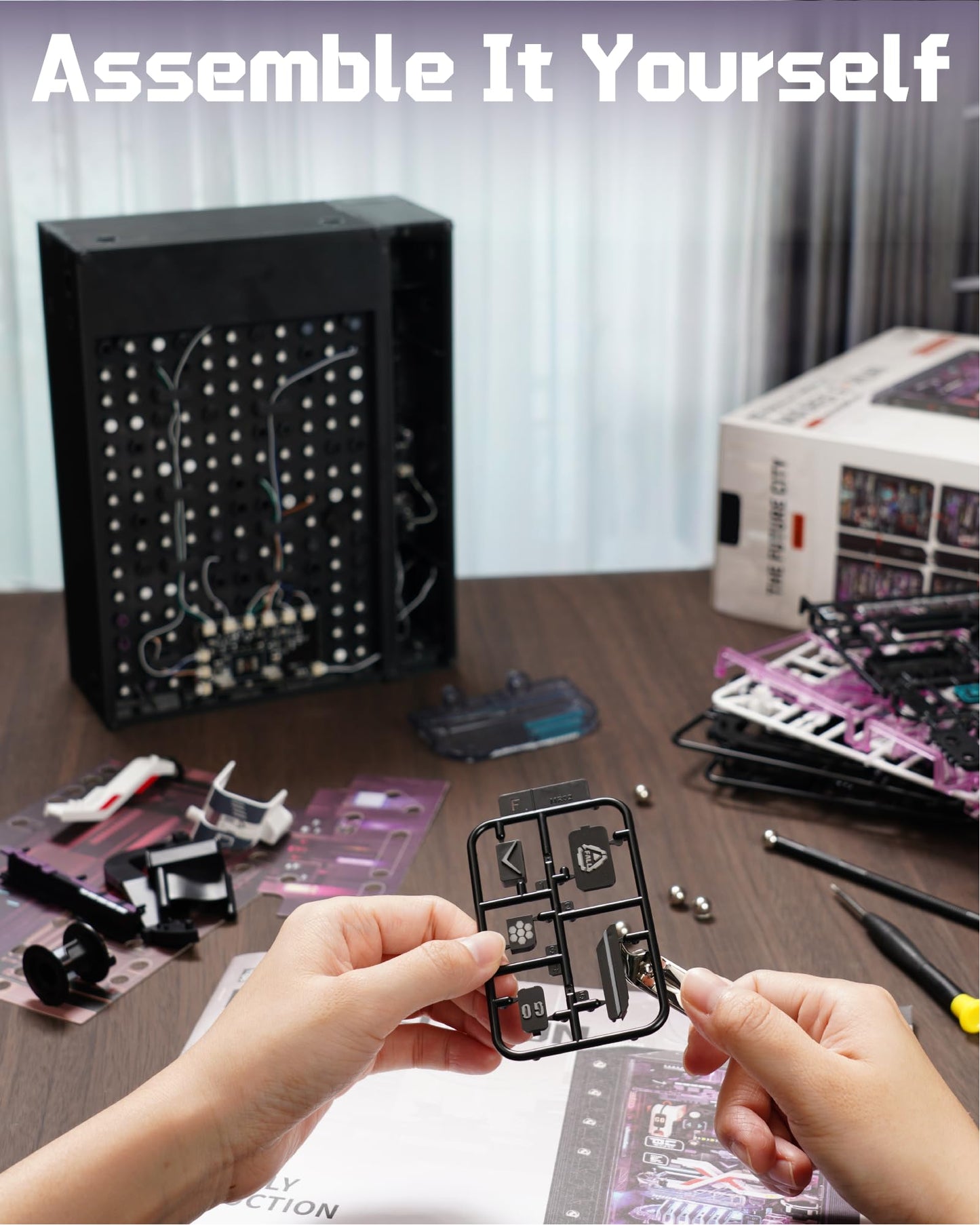 Wowood 3D Puzzles Electric Marble Run – The Future City MR02S