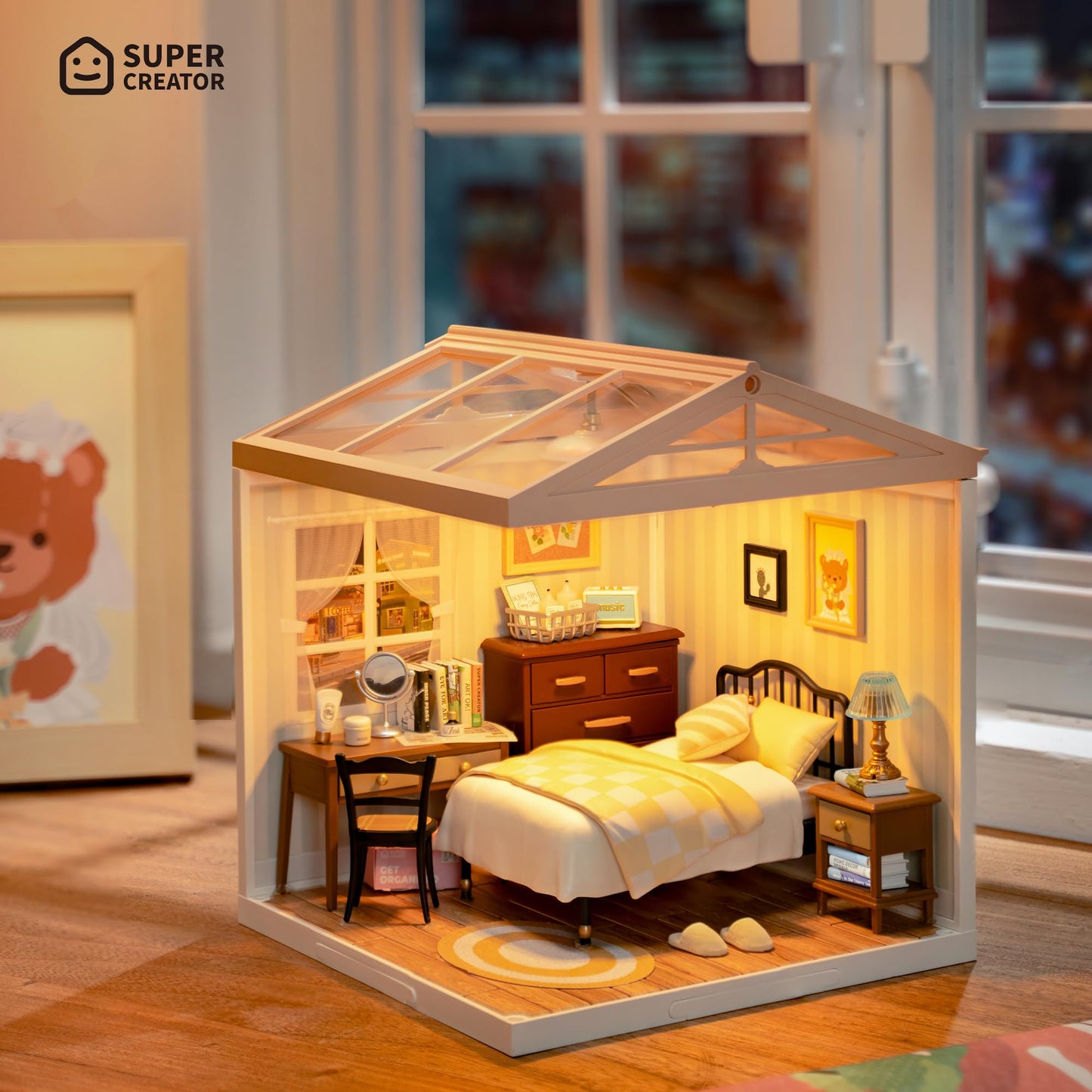 Wowood Super Creator Mini Blocks – Adult Model Building Kit (Sweet Dream Bedroom)