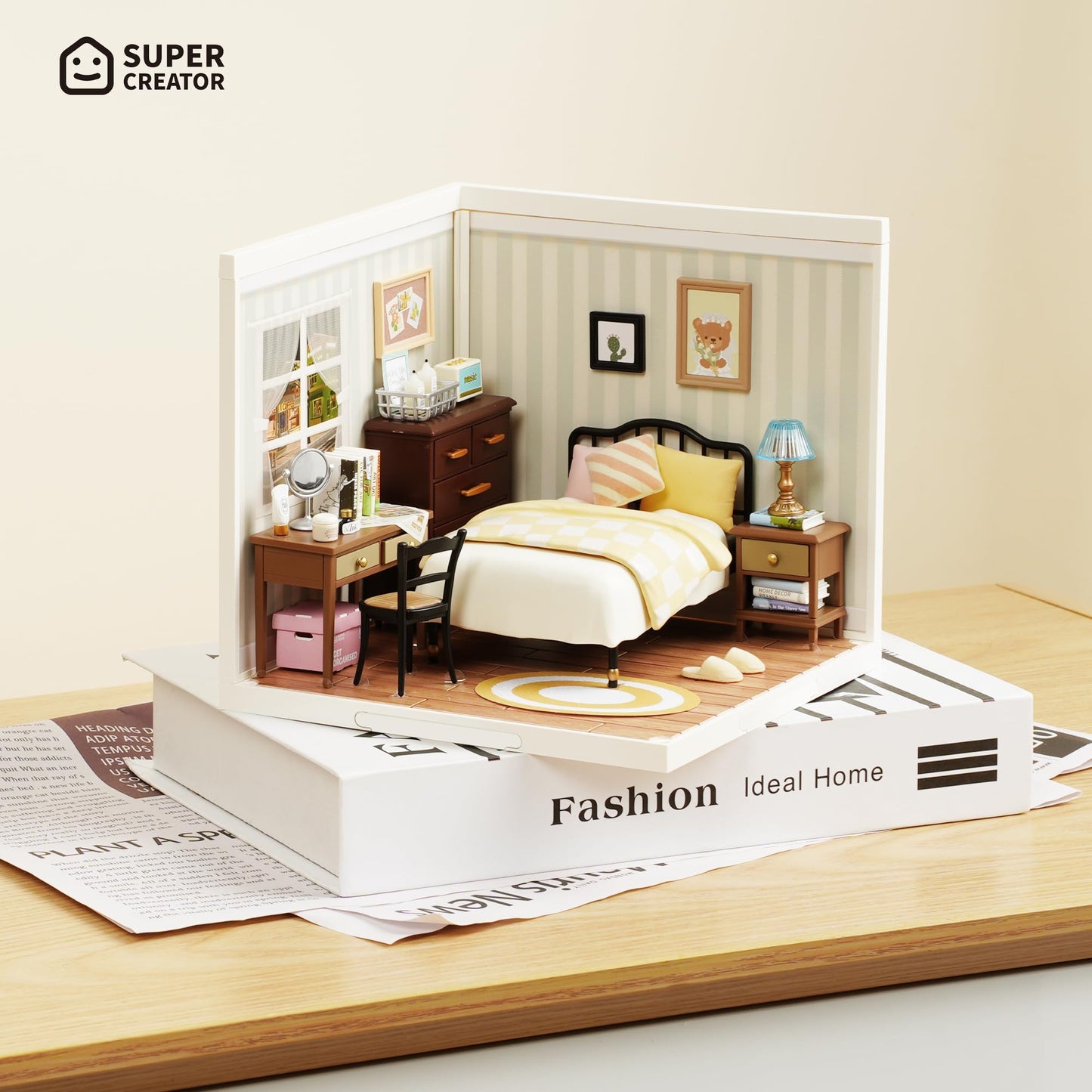 Wowood Super Creator Mini Blocks – Adult Model Building Kit (Sweet Dream Bedroom)