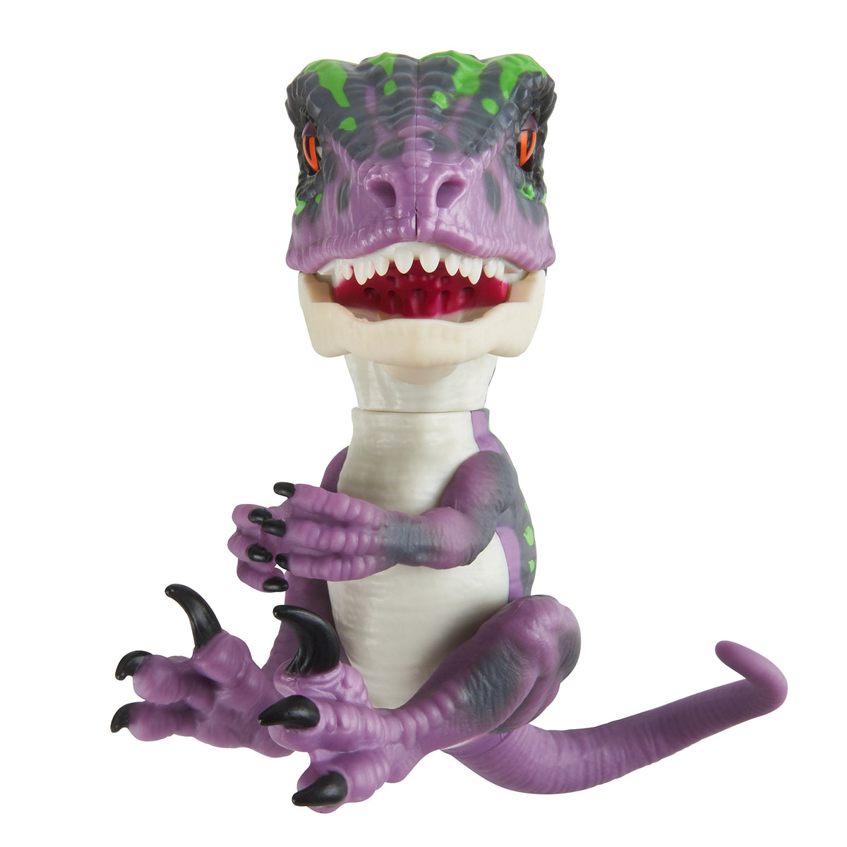 WowWee Untamed Raptor by Fingerlings - Razor (Purple) Interactive Dinosaur with 40+ Sounds