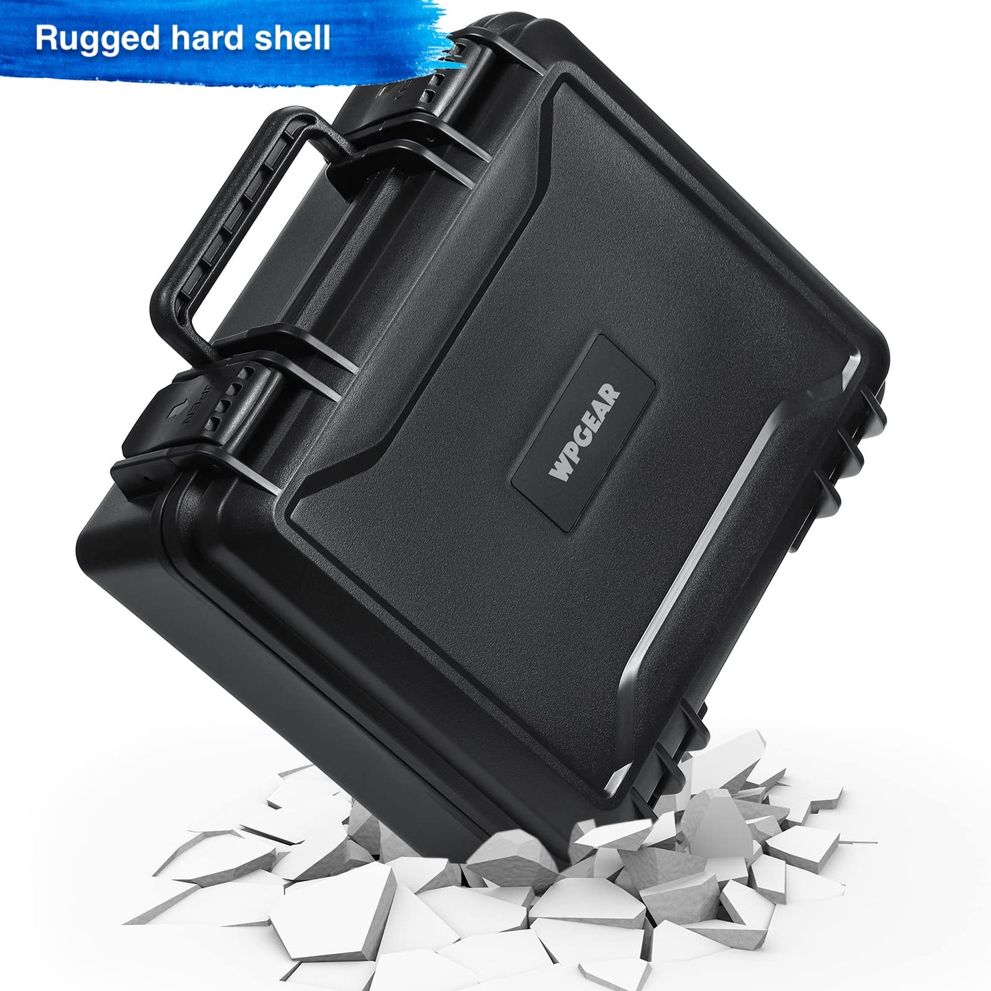 WPGEAR Waterproof Toploader Storage Boxes – Rugged Case Set for 570 3x4 35PT Toploaders and 115 One-Touch Card Holders