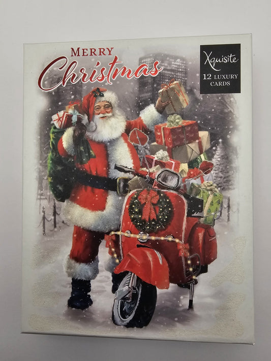 merry christmass   12 luxury cards    xquisite